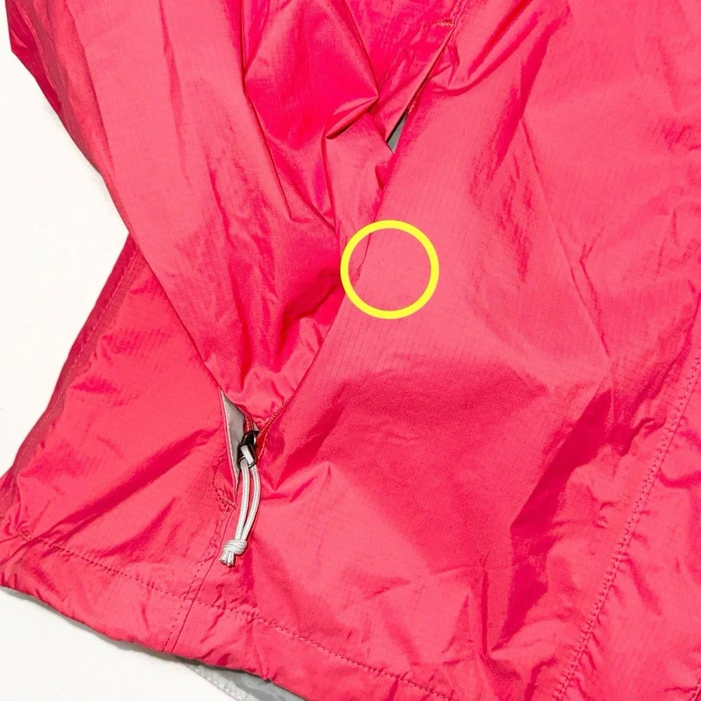 The North Face Hyvent Womens Jacket Large Hooded Windbreaker Rain Nylon Full Zip - Picture 7 of 11